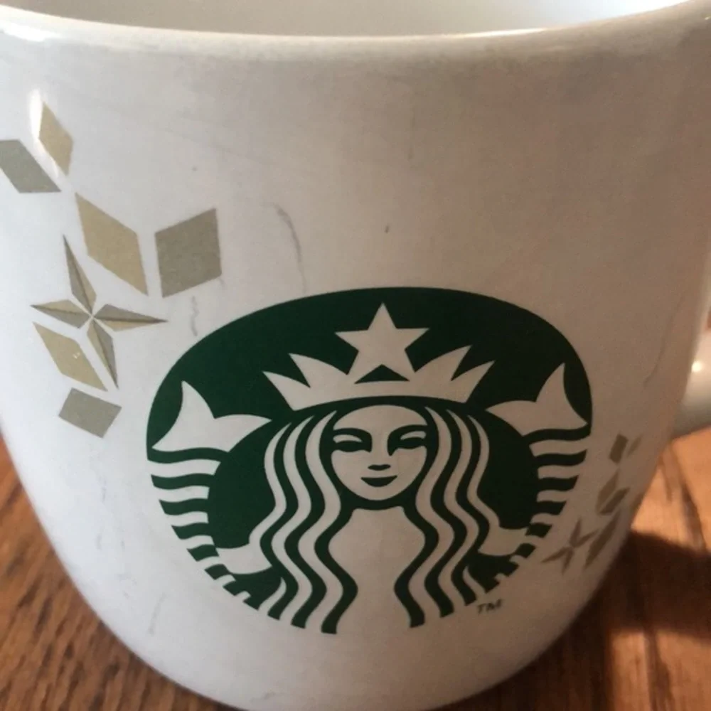 Starbucks Shared Moments 2013 Holiday Collection Christmas Mug Coffee Used cond